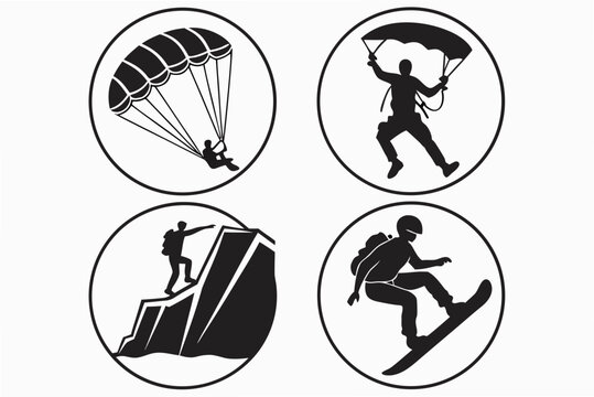 Extreme sports icons