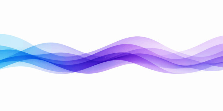 Abstract blue and colorful wave design featuring dynamic flowing lines and a vibrant smoke texture backdrop for a digital art wallpaper illustration