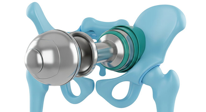 Hip Replacement Implant Diagram