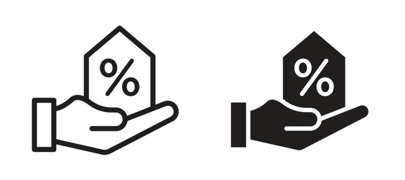 Mortgage Icon vector design template and illustration EPS10.