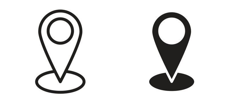Pin icon vector design template and illustration EPS10.