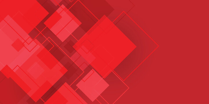 Abstract Red Square background