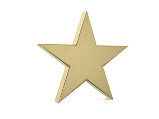 Fototapeta premium Gold star symbol