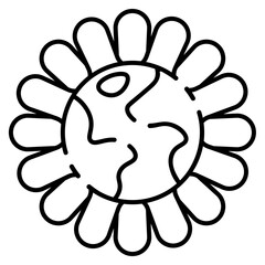 Obraz premium Mother Earth Icon