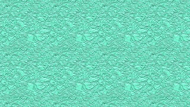Mint green damask pattern textured background embossed floral banner