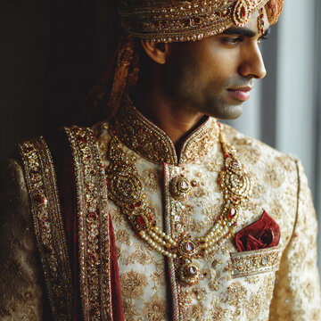 Indian Wedding groom dress 