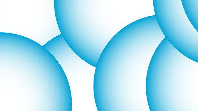 Abstract blue sphere in gradient and modern artistic design for background and geometric elements and elegant shape and fluid form and simple minimalism and vivid hue and visual impact 