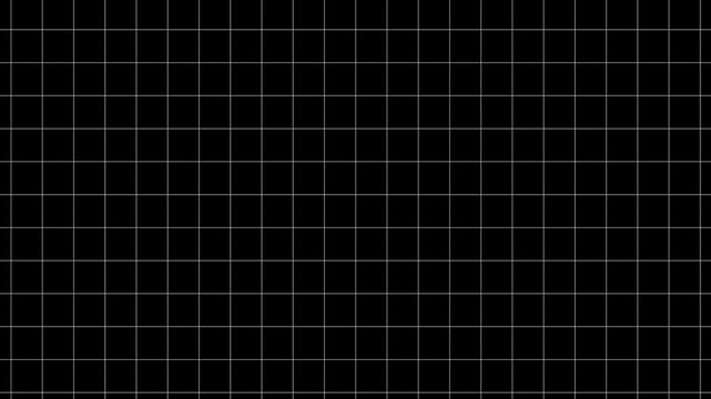 Black grid background with white lines graph paper texture overlay seamless grid pattern for projects digital and creative layouts