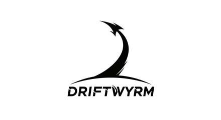 Driftwyrm logo with dragon design. © STOCK MANIA