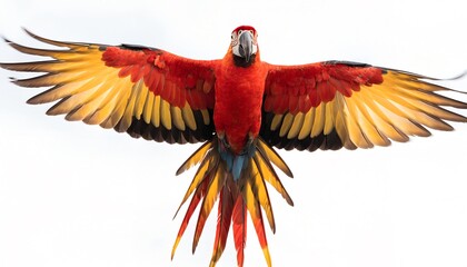 Fototapeta premium red and blue bird