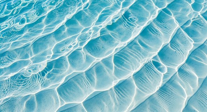 Rippling water surface with sunlight reflections