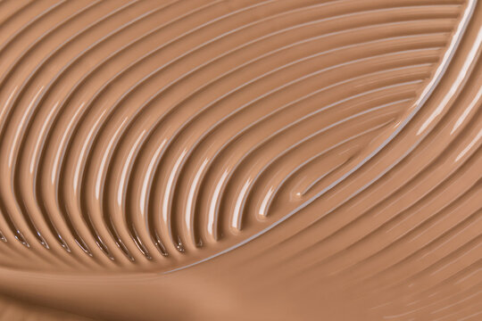 Foundation texture with smooth swirled design