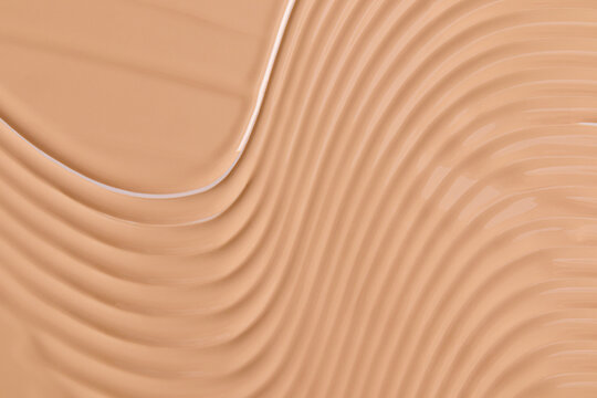 Makeup foundation texture with smooth natural finish