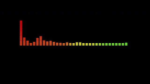 Dynamic Audio Waveform Animation Digital Music Visualization