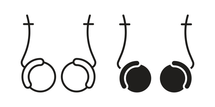 Vasectomy icon with editable stroke and solid design vectors