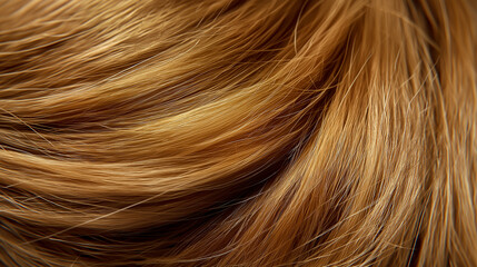 Fototapeta premium hair close-up with shiny healthy texture