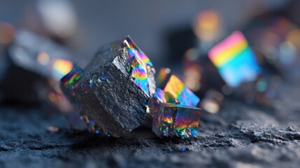 Fototapeta premium Colorful mineral crystals