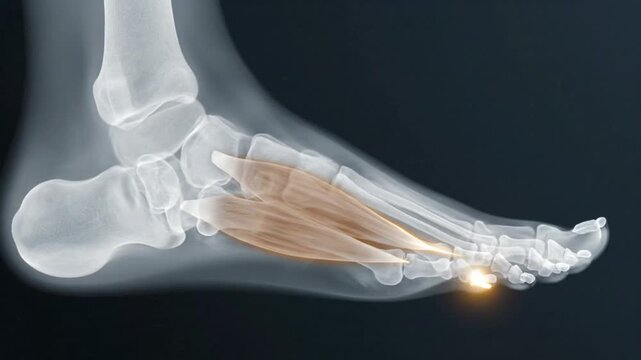 Foot X-Ray Analysis - Exploring Bone Structure and Potential Issues.