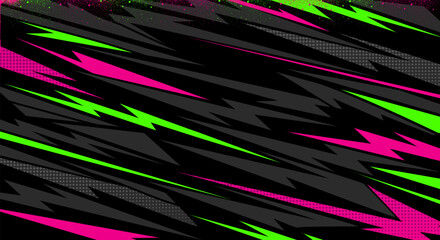 Astract sport background in a graffiti style with splatter and spray paint effects.