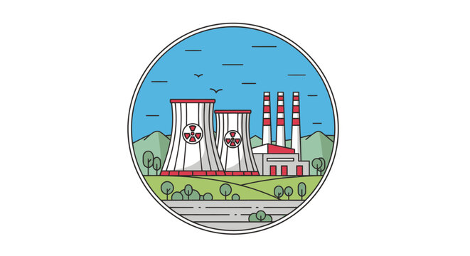 Nuclear Power Plant Cooling Towers.
