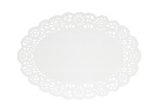 White Paper Lace Doily for Retro Cafe and Restaurant Table Setting-300dpi-