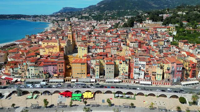 Beautiful City of Menton, France