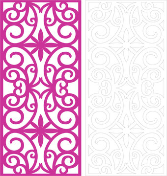 Decorative panel design cnc laser cut Mashrabiya jali 