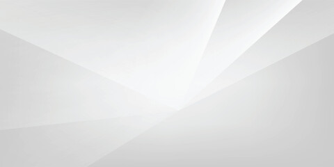 Obraz premium Gray white abstract background. Geometric pattern shapes. Triangle lines, polygons, corners. Gradient. Shadow. Matte. 3D effect.