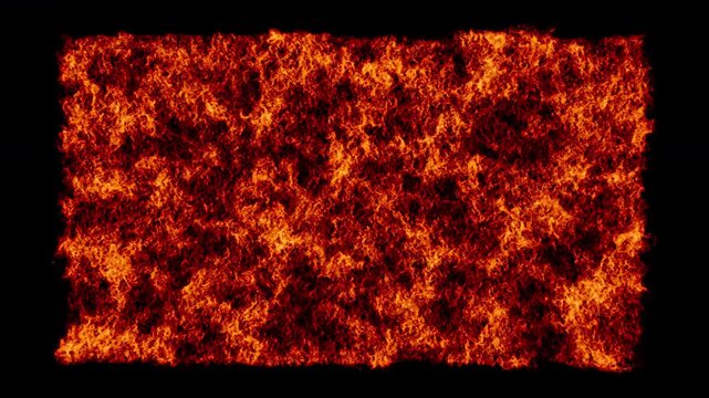 VFX Fire Plate Background 5 Seconds Loop 30fps Animation3