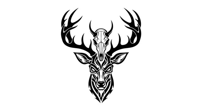 Deer Head with Large Antlers 5.