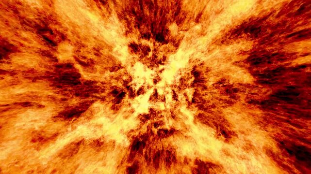 VFX Fire Tunnel Background 5 Seconds Loop 30fps Animation2