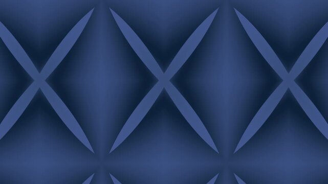 Deep blue diamond pattern creates elegant texture. Geometric shapes align in repeating, symmetrical design. Sleek gradients add depth and sophistication