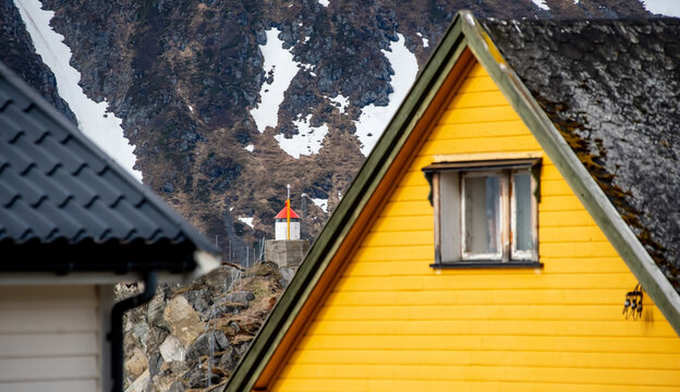 Norwegen Nordkap Honningsv&aring;g ist eine Stadt in der norwegischen Kommune Nordkapp in der Provinz Finnmark.