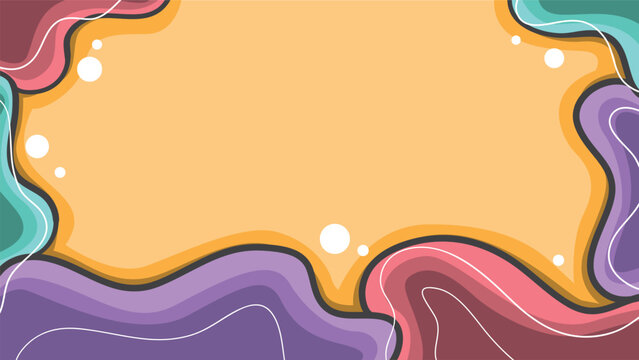 PrintCopy space background complements the fluid yellow backdrop of this abstract design perfectly. Suitable for presentations, graphic design projects, marketing materials.