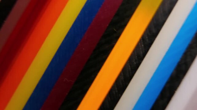 Stack of different colours Cast Acrylic Sheet - Plexiglas