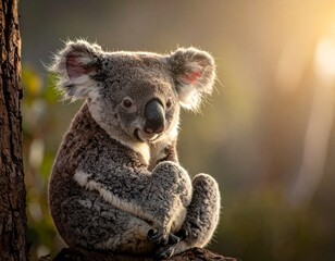 Fototapeta premium baby koala bear