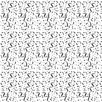 Abstract Organic Line Seamless Pattern Minimal Curved Shapes Repeat Background