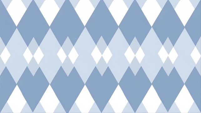 Seamless geometric floral tile pattern with blue, beige and terracotta motifs, perfect for wallpaper, textile prints, ceramic backgrounds, packaging and decorative surface design