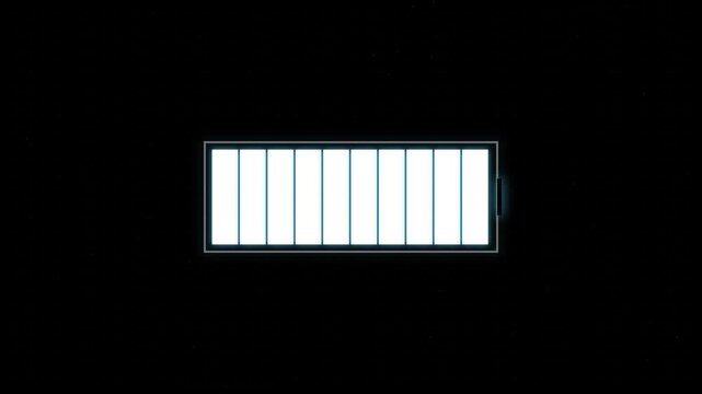 Loading animation with moving blue lines on a white rectangle against a black background, representing digital progress and internet connectivity.