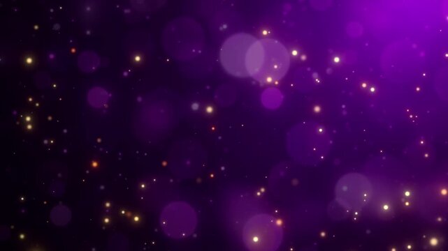 purple abstract bokeh background glowing circles