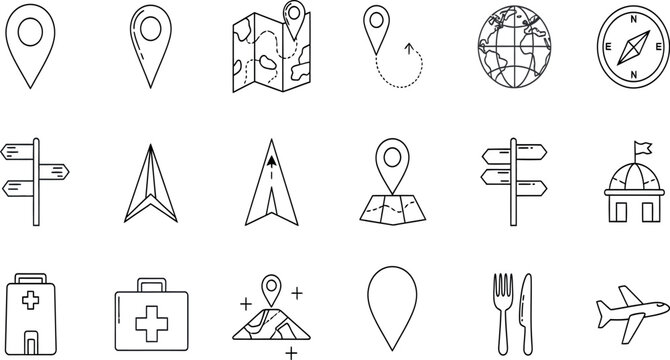Ancient egyptian hieroglyphic symbols and characters illustration