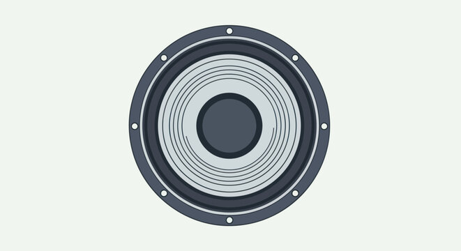 Close up of a speaker.