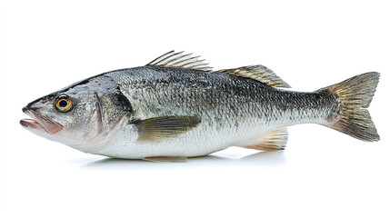 Fototapeta premium salmon fish isolated on white background