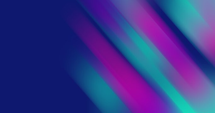 Modern, dynamic neon background set with varied blurred movement and radiant beams in deep blue, purple, fuchsia, and teal. Ideal for banners, presentations with ample copy space