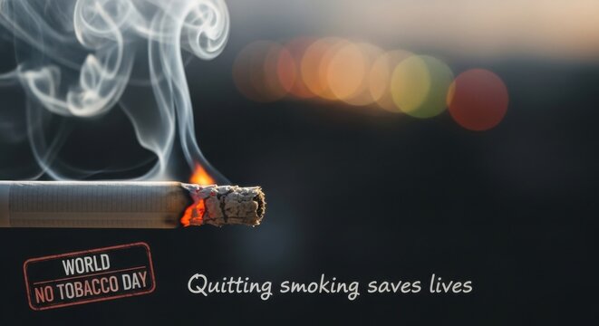 World no tobacco day, quitting smoking saves lives