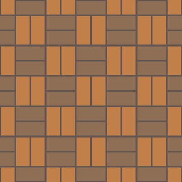 Paving blocks interlocking pattern seamless texture background