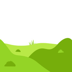 Obraz premium Spring Greenfield Landscape