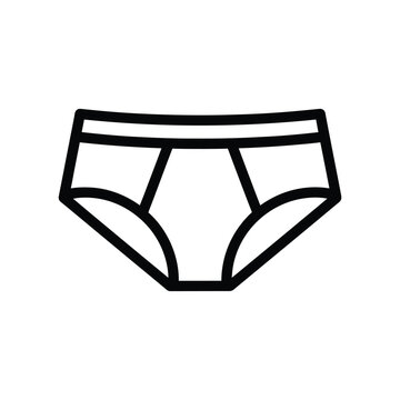 Underwear Icon Clothing Vector Symbol