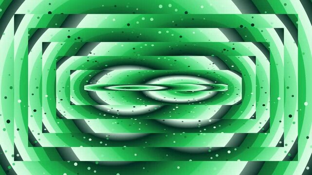 Green abstract fractal design pattern.