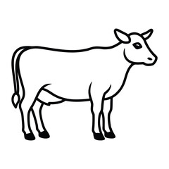 Fototapeta premium cow vector illustration